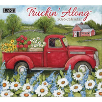 2026 Calendar LANG Truckin' Along by Susan Winget, Horizontal Wall 26991002010