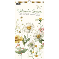 2026 Calendar LANG Watercolor Seasons by Lisa Audit, Vertical Wall 26991079144