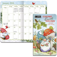 2026-2027 2-Year Planner LANG Gnome Sweet Gnome by Susan Winget, Pocket Month to View 26991071111