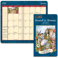 2026-2027 2-Year Planner LANG Heart & Home by Susan Winget, Pocket Month to View 26991071072