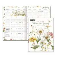 2026 13-Month Planner LANG Watercolor Seasons by Lisa Audit, Pocket Month to View 26991003189