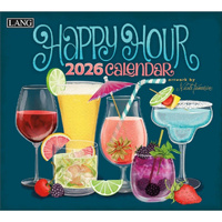 2026 Calendar LANG Happy Hour by Nicole Tamarin, Horizontal Wall 26991002040