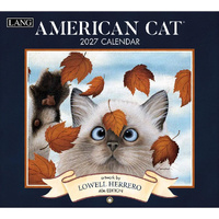 2027 Calendar LANG American Cat Horizontal Wall 27991001889