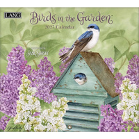 2027 Calendar LANG Birds In The Garden Horizontal Wall 27991001895