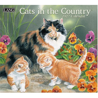2027 Calendar LANG Cats In The Country Horizontal Wall 27991001899
