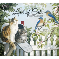 2027 Calendar LANG Love of Cats Horizontal Wall 27991001926