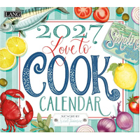 2027 Calendar LANG Love To Cook Horizontal Wall 27991001928