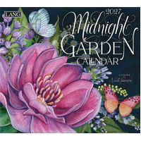 2027 Calendar LANG Midnight Garden Horizontal Wall 27991002034
