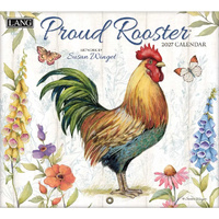 2027 Calendar LANG Proud Rooster Horizontal Wall 27991001936