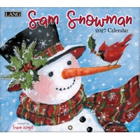 2027 Calendar LANG Sam Snowman Horizontal Wall 27991001939