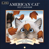 2027 Calendar LANG American Cat Mini Wall 27991079235