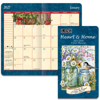 2027-2028 2-Year Planner LANG Heart & Home Pocket Month to View 27991071072