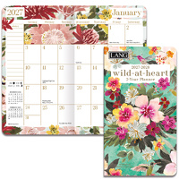 2027-2028 2-Year Planner LANG Wild-At-Heart Pocket Month to View 27991071102