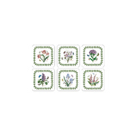 Pimpernel Botanic Garden Coasters 10cm (Set of 6), X0010268013