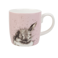 Royal Worcester Wrendale Designs Barrel Mug 0.4L - Rabbit - Bathtime - MMPY4020-XD by Hannah Dale