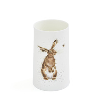 Wrendale Designs Vase 17cm Hare & Bee, Whitehill WNOU4349-XL