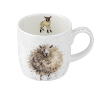 Royal Worcester Wrendale Designs Mug 0.31L Sheep The Wooly Jumper MMQL5629