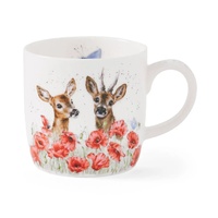 Royal Worcester Wrendale Designs Mug 310mL Deer Fine Bone China Tea Cup, MMUO5629-XG