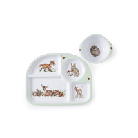 Royal Worcester Little Wren Dinner Set 2-Piece Woodland Animals, WN4395-XG