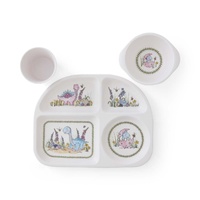 Portmeirion Mini Meirion Dinner Set 3-Piece Dinosaur, MIMDP2266-XW