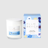 Palm Beach Scented Soy Candle Standard 420 g - Peony & Violet W23MCXPV
