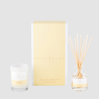 Palm Beach Mini Candle & Diffuser Set - Coconut & Lime GPMCDCL