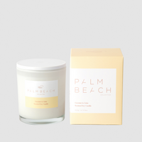 Palm Beach Scented Soy Candle Standard 420 g - Coconut & Lime MCXCLW
