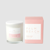 Palm Beach Scented Soy Candle Standard 420 g - White Rose & Jasmine MCXWRW