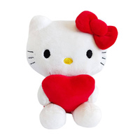 Sanrio Eco Plush 16cm Hello Kitty with Heart, HK24066