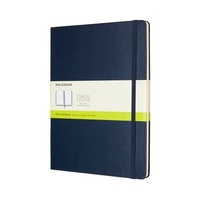 Moleskine Classic Notebook Extra Large - Blue, Plain, Hard Cover OBS