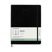 2022-2023 18-Mth Diary Moleskine Extra Large Weekly Notebook Soft Cover Black