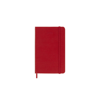 2024 Diary Moleskine Pocket Weekly Notebook Hard Cover Scarlet Red