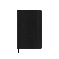 2024 Diary Moleskine Large Monthly Soft Cover Black M-DSB12MN3Y24