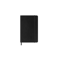 2024 Diary Moleskine Pocket Monthly Soft Cover Black M-DSB12MN2Y24