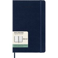 2023-2024 18-Month Diary Moleskine Large Weekly Notebook Hard Cover Blue Jul-Dec