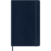 2024-2025 18-Month Diary Moleskine Classic Large Weekly Notebook Soft Cover Blue M-DSB2018WN3Y25