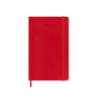 2026 Diary Moleskine Large Weekly Notebook Soft Cover Scarlet Red M-DSF212WN3Y26