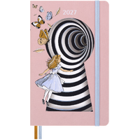 2027 Diary Moleskine Alice in Wonderland Large Weekly Hard Cover, M-DHAL12WN3Y27
