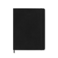 2026 Diary Moleskine XL Monthly Soft Cover Black M-DSB12MN4Y26
