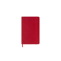 2027 Diary Moleskine Pocket Weekly Scarlet Red Soft Cover, M-DSF212WN2Y27