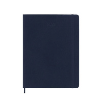 2027 Diary Moleskine Extra Large Weekly Notebook Sapphire Blue Soft Cover, M-DSB2012WN4Y27
