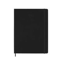2027 Diary Moleskine Extra Large Weekly Black Hard Cover, M-DHB12WN4Y27