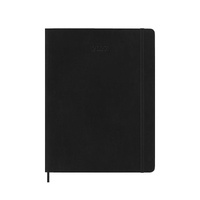 2027 Diary Moleskine Extra Large Weekly Notebook Black Soft Cover, M-DSB12WN4Y27