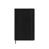2027 Diary Moleskine Large Monthly Black Soft Cover, M-DSB12MN3Y27