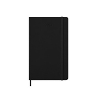 2027 Diary Moleskine Large Weekly Vertical Black Hard Cover, M-DHB12WV3Y27