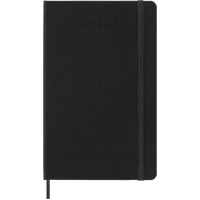 2026-2027 18-Month Diary Moleskine Large Weekly Notebook Planner Hardcover Black, M-DHB18WN3Y27
