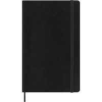 2026-2027 18-Month Diary Moleskine Large Weekly Notebook Planner Softcover Black, M-DSB18WN3Y27