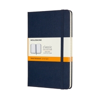 Moleskine Classic Notebook Medium - Sapphire Blue, Ruled, Hard Cover