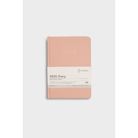 MiGoals 2020 Classic Diary Weekly A5 Hard Cover Coral