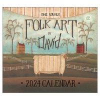 2024 Calendar Folk Art By David by David Harden Wall The Legacy WCA84515